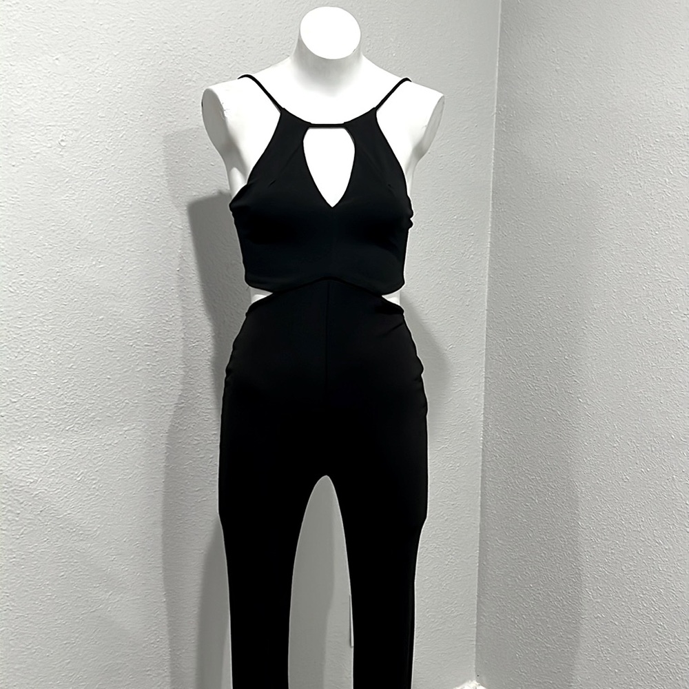 Black Cut Out Jumpsuit